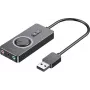 Vention CDRBF scheda audio esterna USB 2.0, jack, controllo del volume, 48 kHz, 1 m
