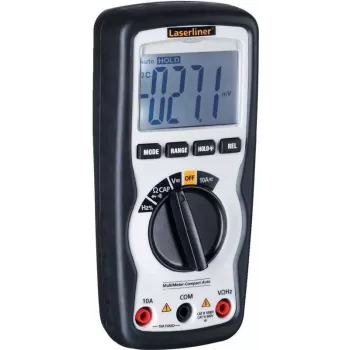 LASERLINER multimetro digitale portatile MultiMeter-Compact Auto CAT IV 600 V display (Counts): 4000 (083.034A)