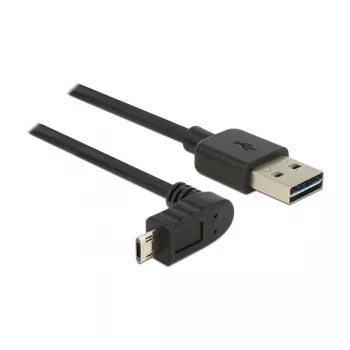 Cavo USB DeLOCK 83849 USB 2.0 0,5 m USB A Micro-USB B nero