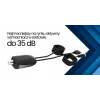 Antenna auto DVB-T Shark SHA301CAR con amplificatore attivo per ricezione TV in auto