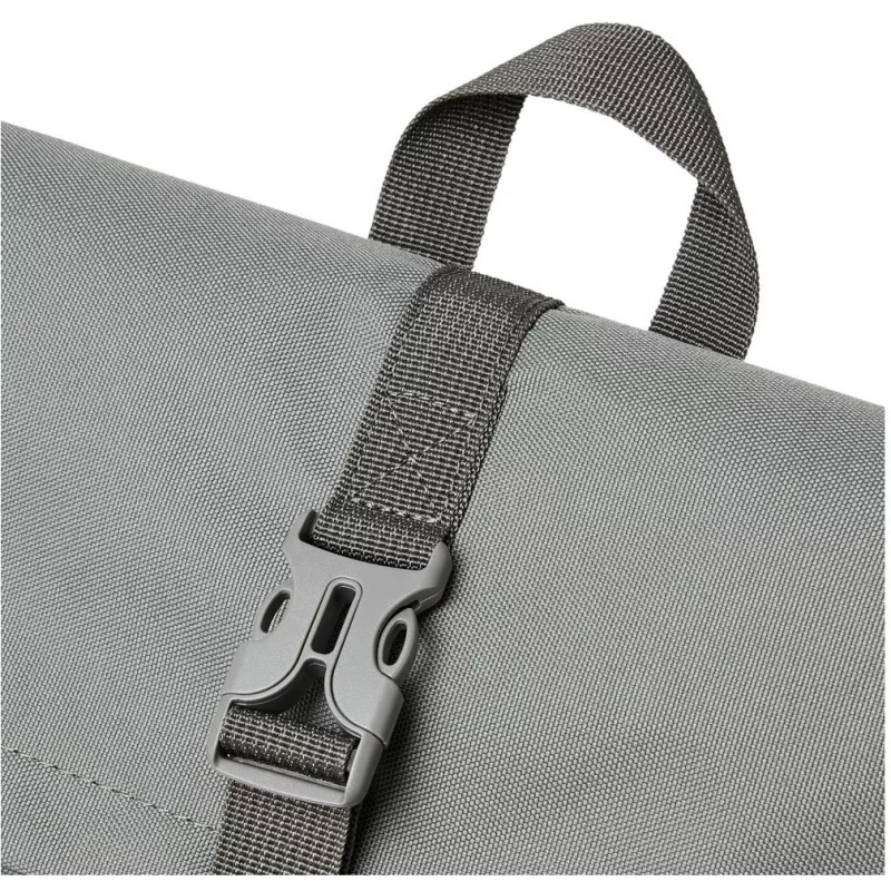 Zaino city Rivacase Gremio grigio poliestere rPET 280x135x430mm
