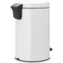 Pattumiera con pedale Brabantia Newicon 12,0 L bianco
