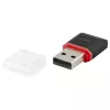 Esperanza EA134K lettore di schede nero, argento, trasparente USB 2.0