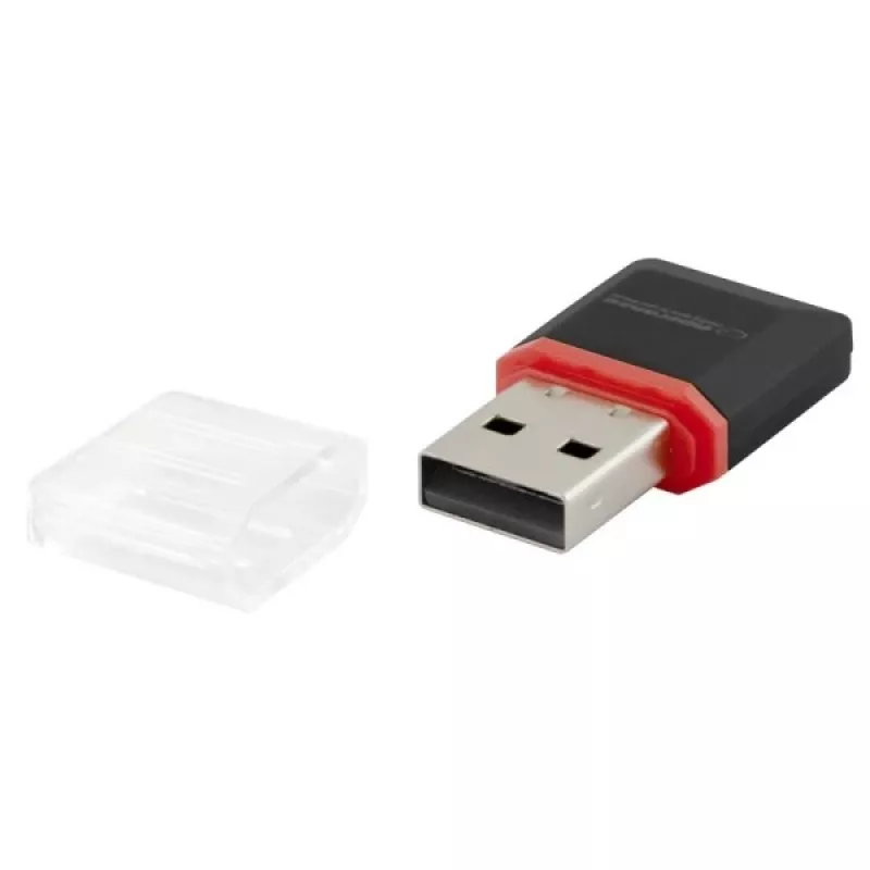 Esperanza EA134K lettore di schede nero, argento, trasparente USB 2.0