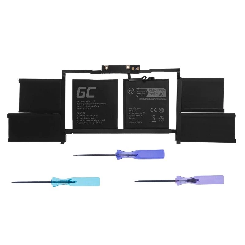 Batteria Green Cell AP30WX per Apple MacBook Pro 15 A1707