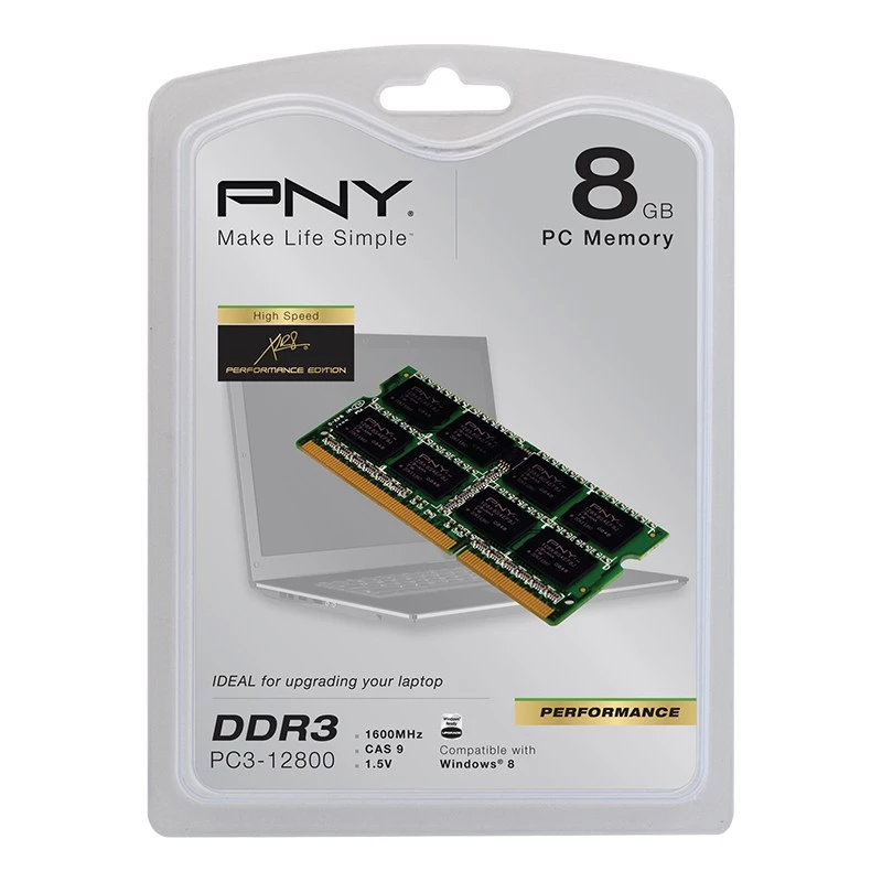 Modulo di memoria PNY DDR3 8GB 1600MHz 1 x 8GB