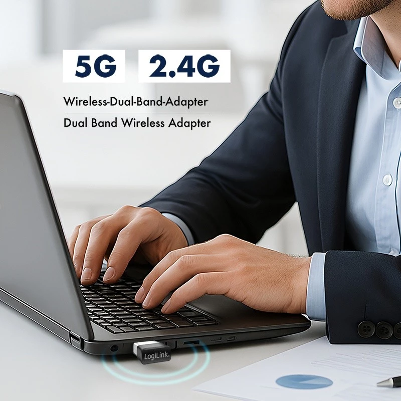 Adattatore WLAN USB wireless, 11ac, 650 Mbit