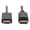 Cavo adattatore DisplayPort 1.2 con blocco 4K 60Hz UHD Type DP/HDMI A M/M nero 2 m