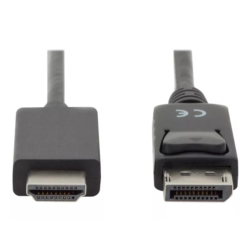 Cavo adattatore DisplayPort 1.2 con blocco 4K 60Hz UHD Type DP/HDMI A M/M nero 2 m