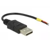 Cavo USB DeLOCK 85250 USB 2.0 0,1 m nero