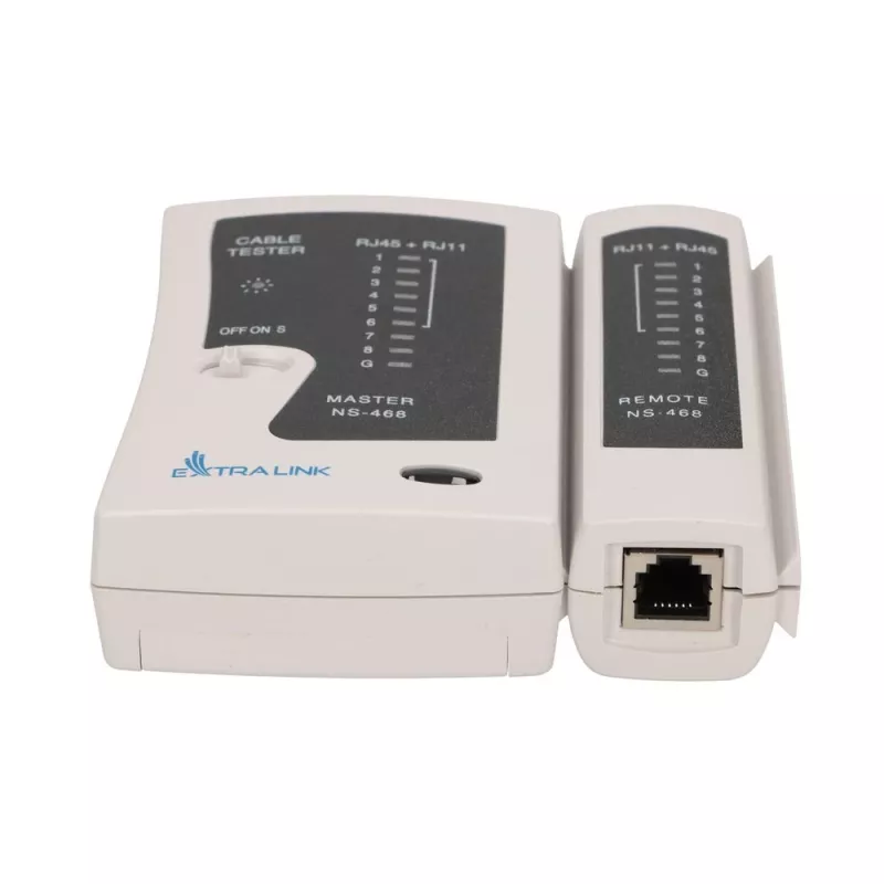 Tester per cavi Extralink, RJ45 RJ11