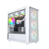 Case PC Montech X5M (W) Micro Tower, bianco — Micro-ATX/Mini-ITX, supporta alimentatori ATX, 3x120 mm anteriori, 1x120 mm posteriori, 2 alloggiamenti 3,5 inch, 4 alloggiamenti 2,5 inch