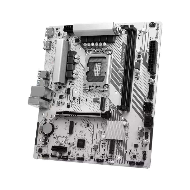 Scheda madre ASROCK B760M-X GEN5 mATX per LGA1700, 2× DDR5, DisplayPort e HDMI