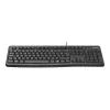 K120 Tastiera con filo, con filo, USB, QWERTZ, nero
