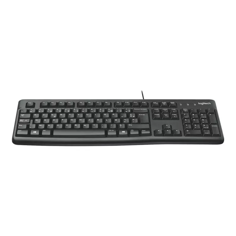 K120 Tastiera con filo, con filo, USB, QWERTZ, nero