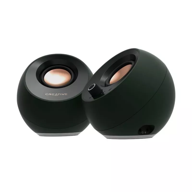 Creative Labs Creative Pebble Pro - altoparlanti - per PC - 2.0 canali - senza fili - Bluetooth - USB - 30 Watt (totali) (51MF1710AA000)