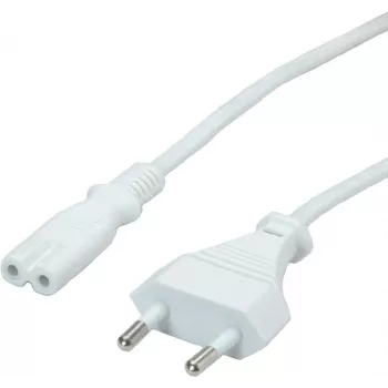 Value 19.99.2091 cavo di alimentazione bianco 3 m CEE7/16 IEC 320 (19.99.2091)