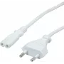 Value 19.99.2091 cavo di alimentazione bianco 3 m CEE7/16 IEC 320 (19.99.2091)