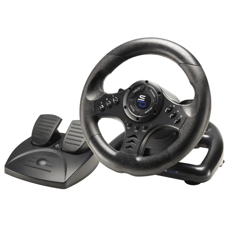 Volante + pedali Subsonic SA5426-NG nero USB rotazione 180°