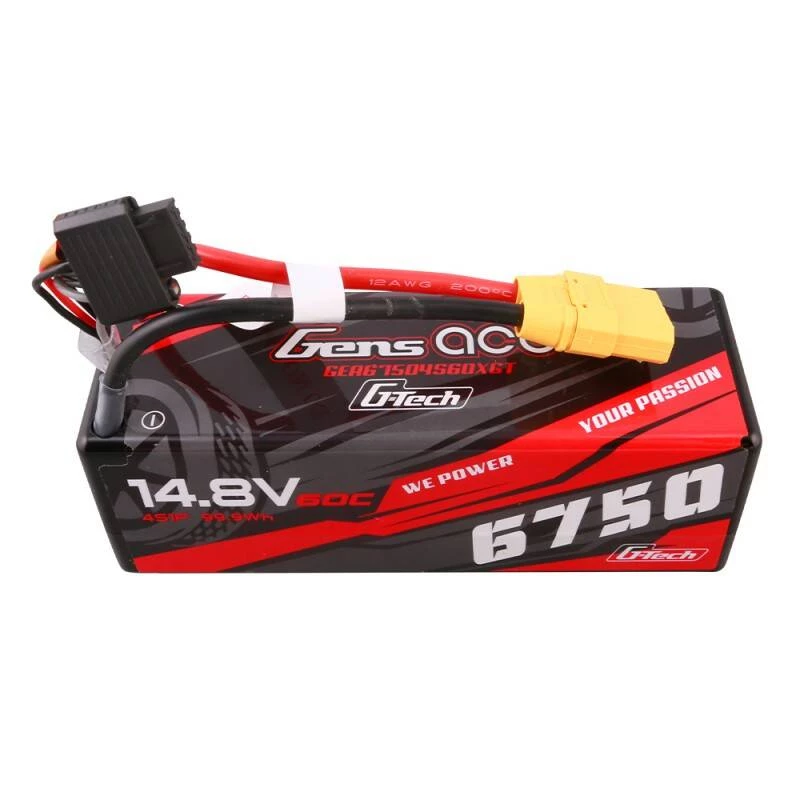 Batteria Gens ace G-Tech 6750mAh 14.8V 60C 4S1P 14# XT90