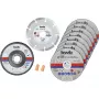 Set di partenza dischi da taglio kwb 712042 centro piatto 10 pezzi