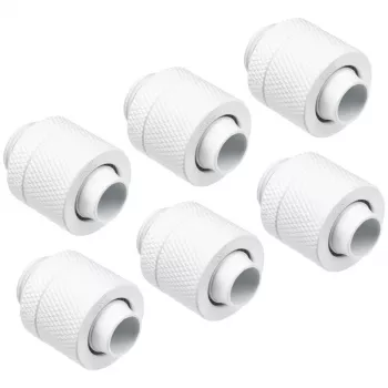 Raccordo Alphacool 17624 ottone bianco 27 mm altezza 2 cm diametro