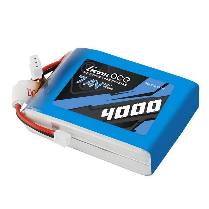 Batteria LiPo Gens Ace 4000mAh 7.4V 1C