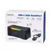 LogiLink Docking station HDD LogiLink Quickport USB 3.2 1 porta per 2,5/3,5 SATA (QP0035)
