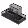 Astuccio Forpus, nero, vuoto, scomparto 4, lamiera forata 1005-012