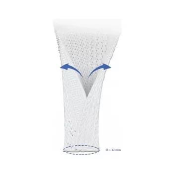 Guaina intrecciata DeLOCK 20820 10 m x 32 mm bianco