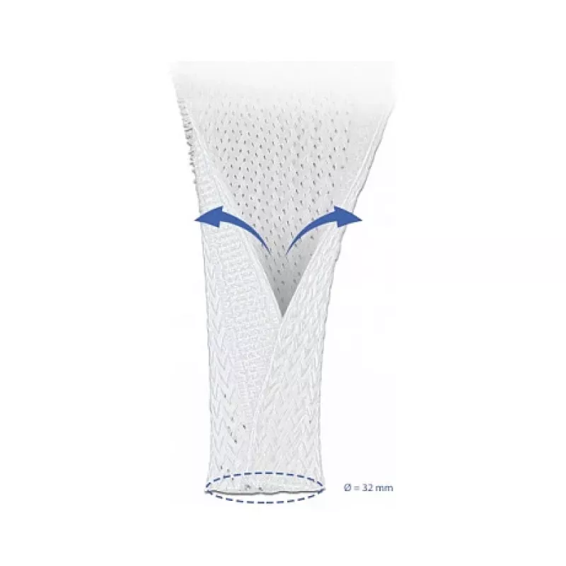 Guaina intrecciata DeLOCK 20820 10 m x 32 mm bianco