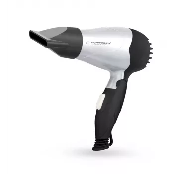 Esperanza EBH002S asciugacapelli argento / nero 850 W
