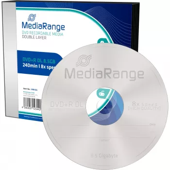 DVD+R DL MediaRange MR465 8,5 GB 5 pezzi