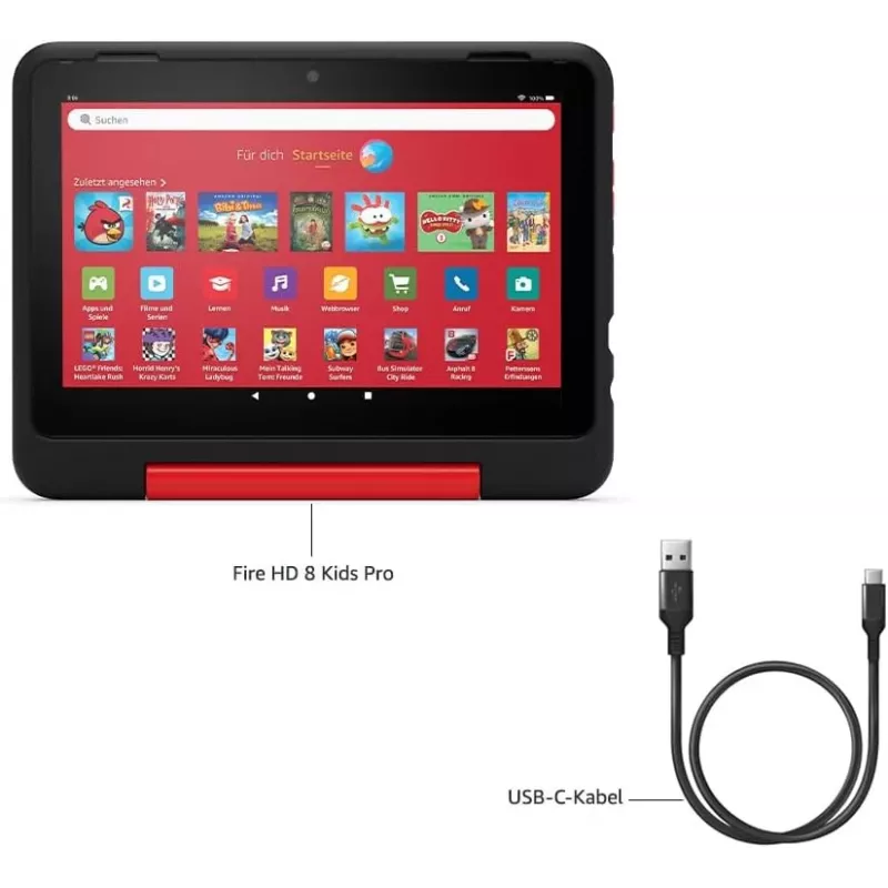 Amazon | Fire HD 8 Kids Pro (2024) | rosa | 1280 x 800 pixel | 32 GB | Wi-Fi | 802.11ac | Bluetooth versione 5.2
