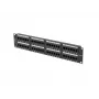 Patch panel LANBERG PPU5-2048-B 48 porte 2U 19 pollici categoria 5e UTP, nero