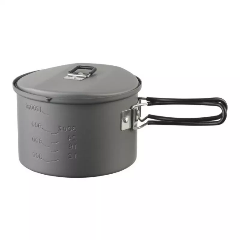 ESBIT PT1600HA pentola da campeggio 1,6 L alluminio, nero