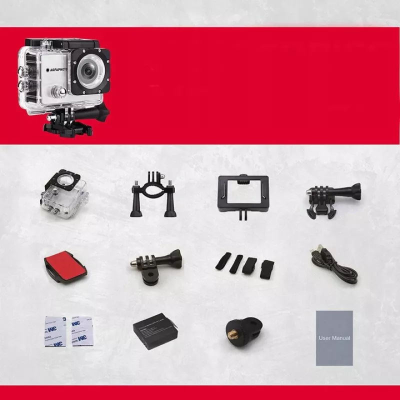 Action cam AgfaPhoto Realimove AC5000 12 MP Full HD Wi‑Fi