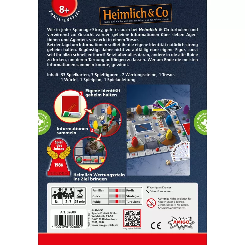 Heimlich & Co., gioco da tavolo