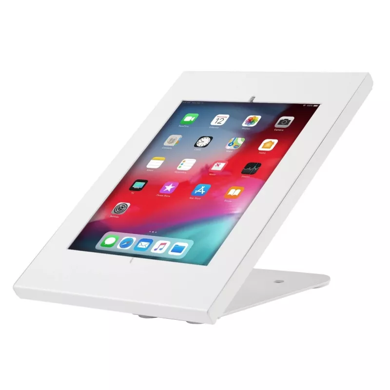 Supporto da tavolo MACLEAN MC-909W regolabile in altezza bianco per tablet e dispositivi
