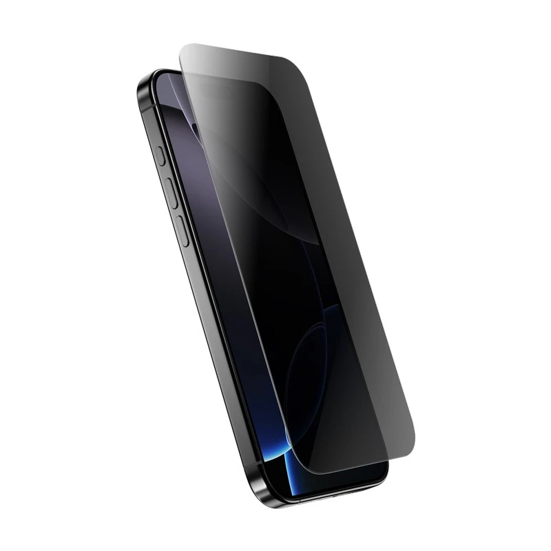 Vetro temperato privacy Crong per iPhone 16 Pro — antiriflesso, antigraffio