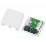 Connettore per cavi Alantec GN002 2×RJ45 femmina–femmina bianco dritto plastica