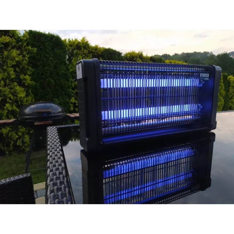Lampada insetticida NOVEEN IKN30 nero — luce UV, a risparmio energetico, disinfestazione per interni