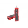 Tester per cavi di rete LANBERG NT-0501 — supporto RJ-11/RJ-12/RJ-45, lunghezza max 250 m, batteria integrata, indicatori LED, nero