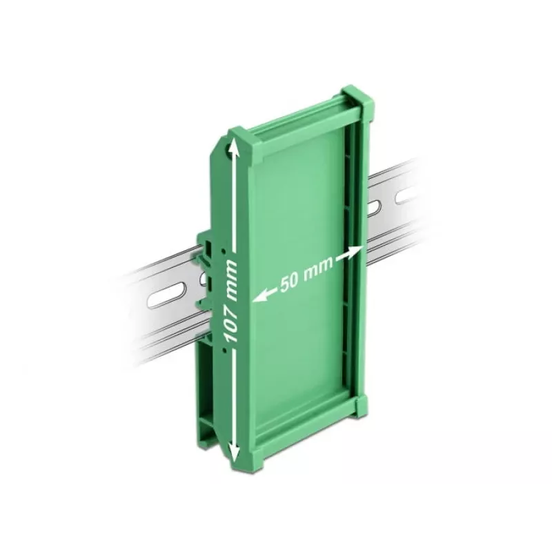 Supporto per schede DeLOCK 66572 107 mm per guida DIN