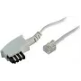 S/CONN 3m TAE-F - RJ11 bianco ShiverPeaks TC 70043-W