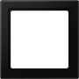 Placca per interruttore Jung LS 961 Z5 SWM — nero, termoplastico, design convenzionale