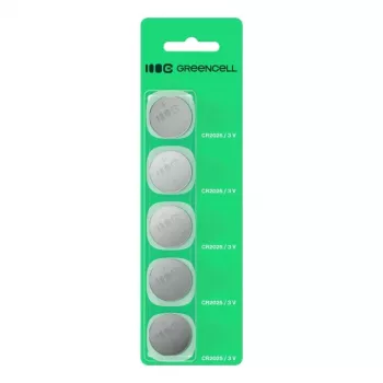 Batteria al litio Green Cell CR2025 3V 160mAh a bottone