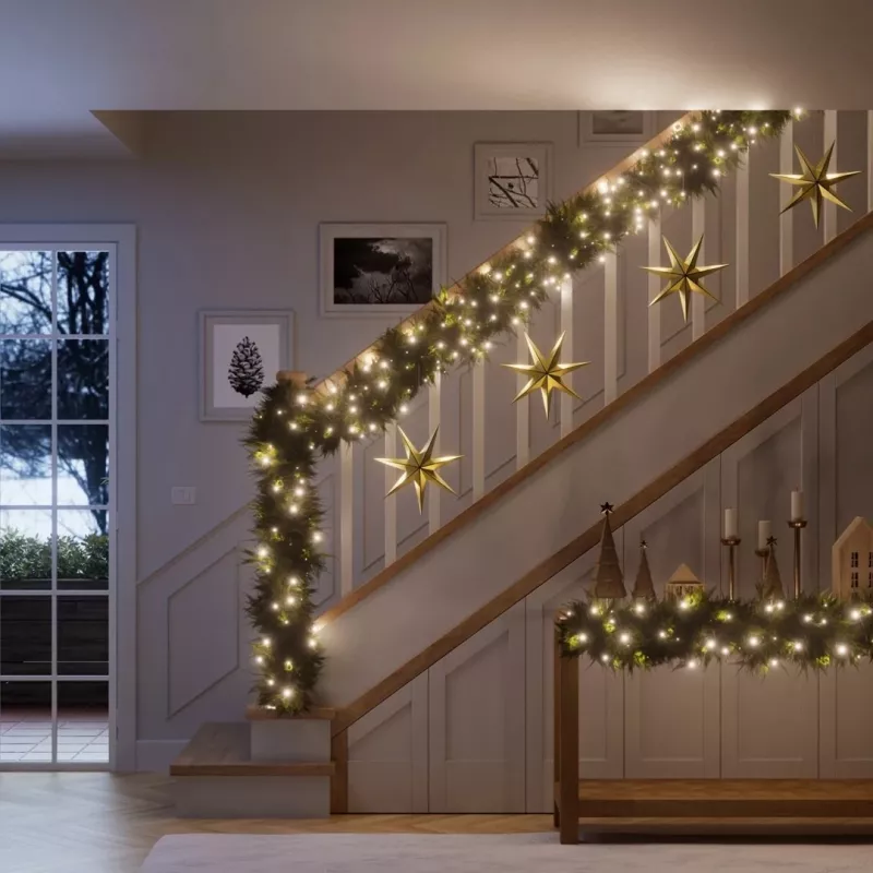 Catena luminosa smart per festività NANOLEAF 1D STARTER KIT 250 LED 20 m IP44 (NF084K02-20XLS)