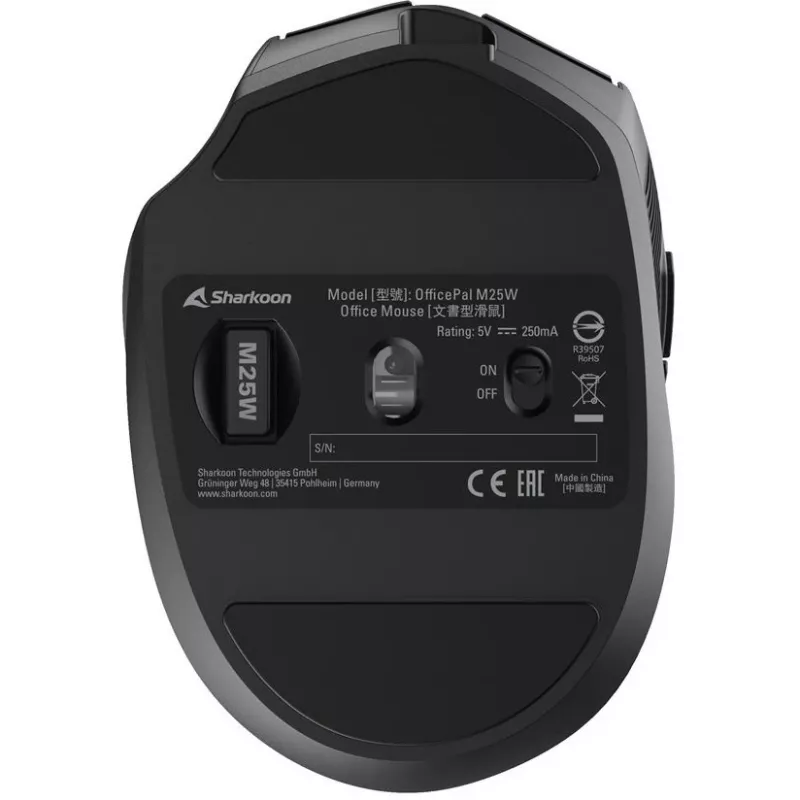 Sharkoon OfficePal M25W nero