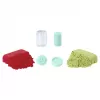 Sabbia cinetica Wonder Factory Never Dry Sand Bag, rosso verde lime